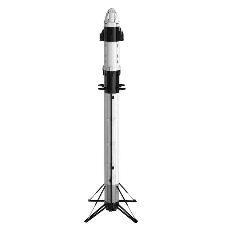 SpaceX Crew-4 Scale Space Aviation Manned Rocket Model - Detailed Replica for Space Enthusiasts