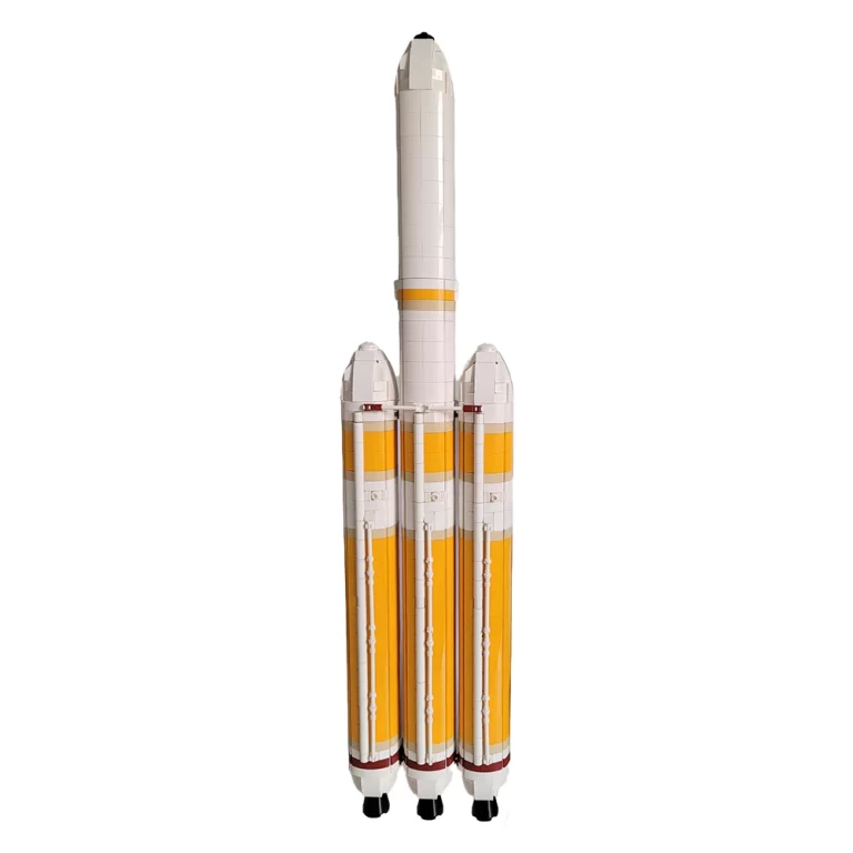 Solar Probe Delta Heavy Rocket Model - Detailed Replica for Space Enthusiasts